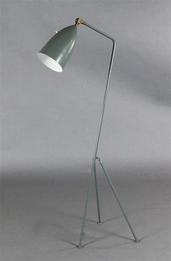 Greta Magnusson - Crossman (1906-1999). A grasshopper floor lamp, c.1960, H.50in.